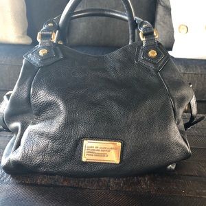 Classic Q Fran Workwear Black Leather Handbag